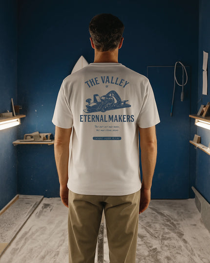 Camiseta The Makers - Algodón Orgánico Blanca