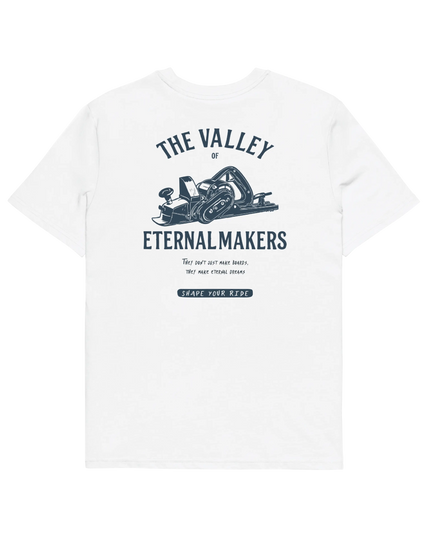 Camiseta The Makers - Algodón Orgánico Blanca