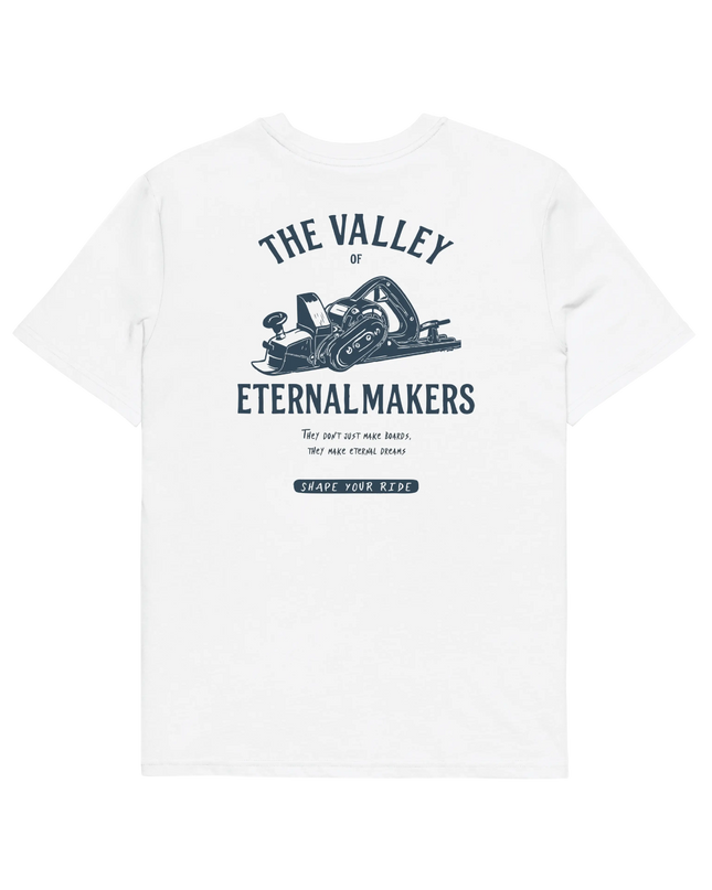 Camiseta The Makers - Algodón Orgánico Blanca