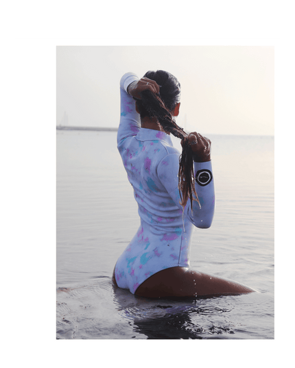 Marble cake short wetsuit