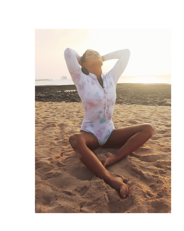 Marble cake short wetsuit