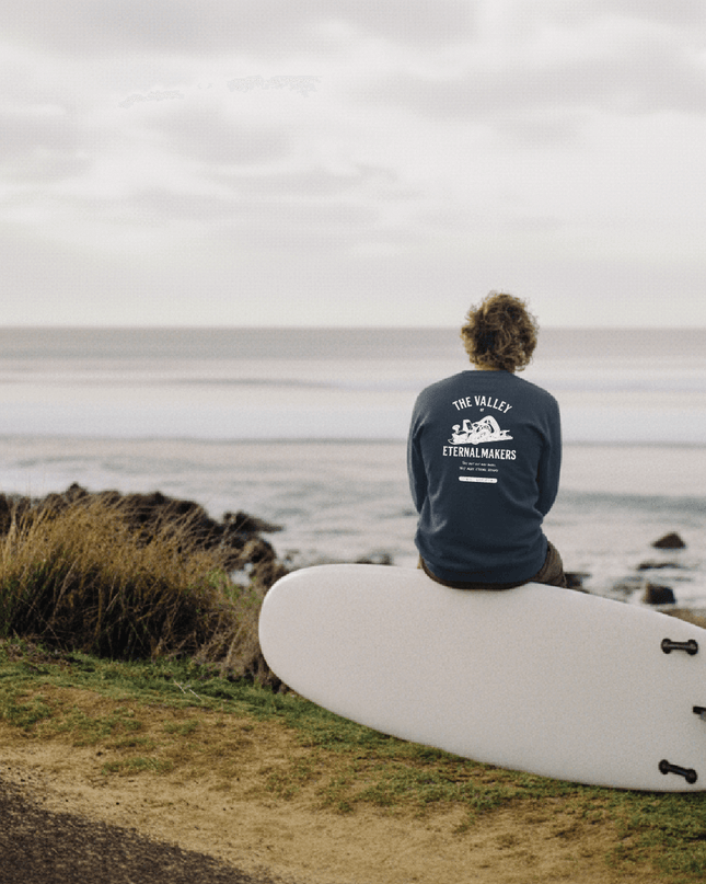 Sudadera orgánica Eternal Makers - Black | French Navy