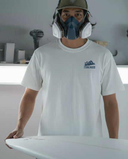 Camiseta The Makers - Algodón Orgánico Blanca