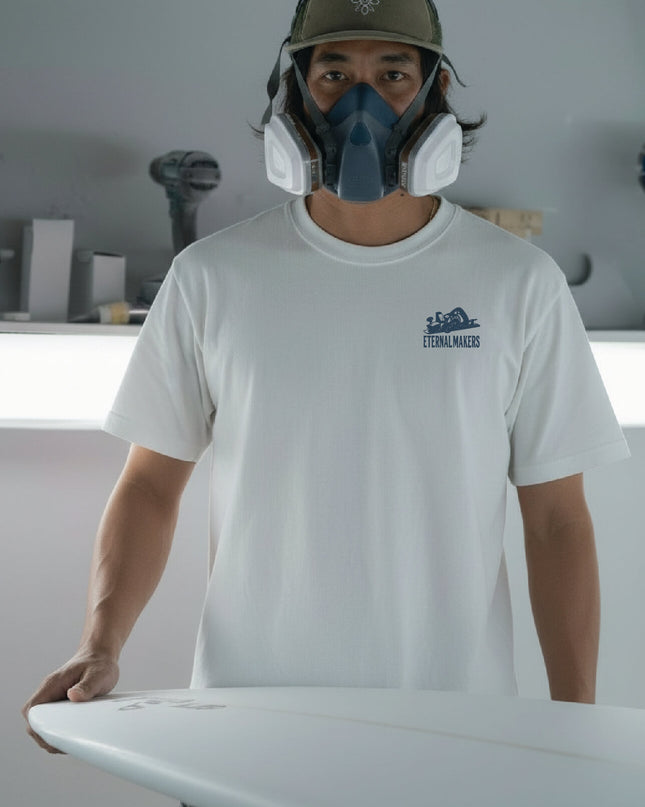 Camiseta The Makers - Algodón Orgánico Blanca