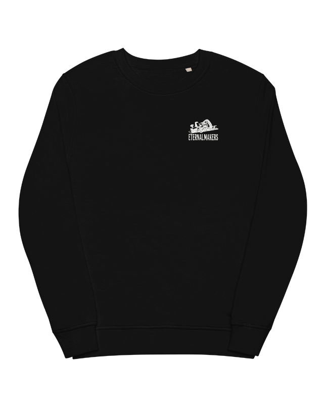 Sudadera orgánica Eternal Makers - Black | French Navy
