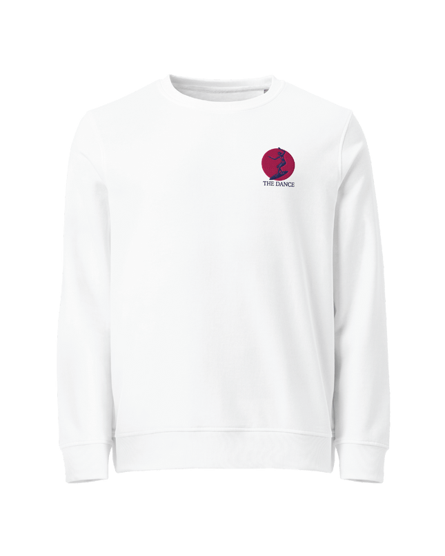 Sudadera orgánica The Dance - Blanca