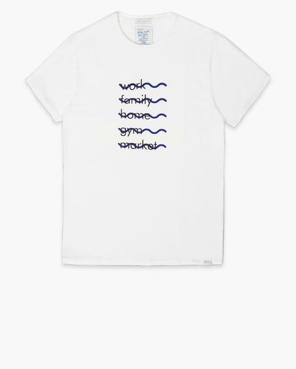 LIST- Organic Pima Cotton T-Shirt - White Foam