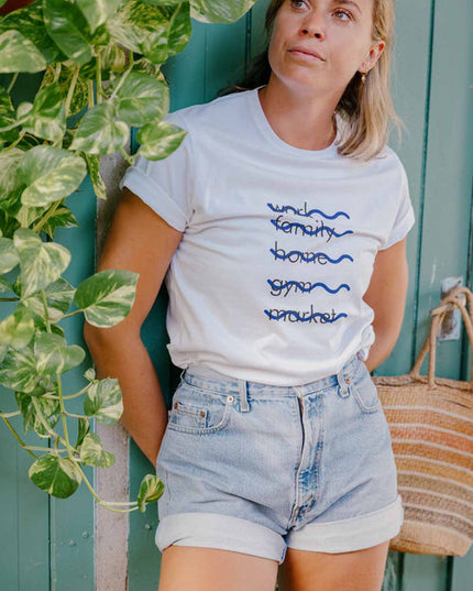LIST- Organic Pima Cotton T-Shirt - White Foam