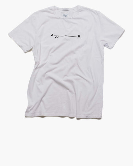 SIMPLE - Organic cotton T-shirt - White foam