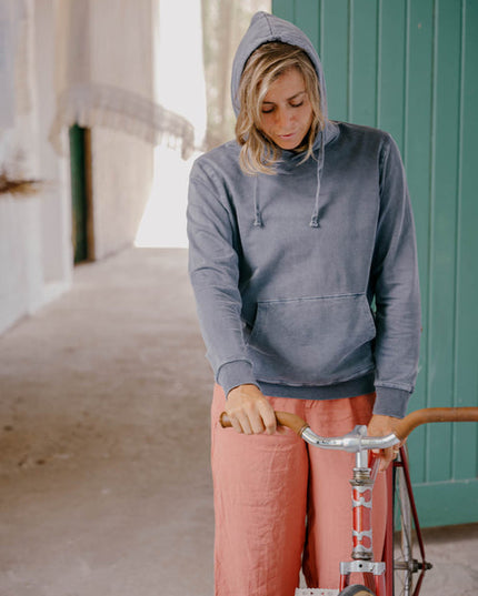 BAJA - Organic cotton sweatshirt - Alaska blue