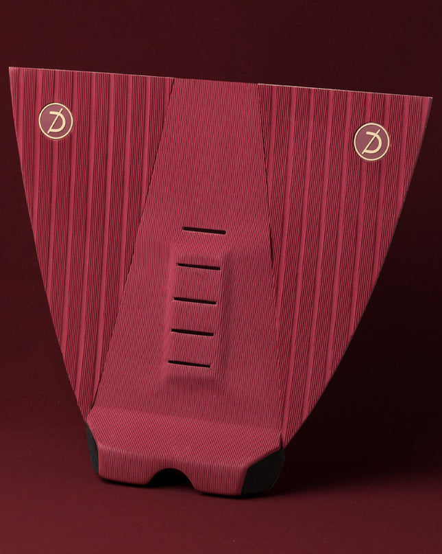 3 Piece Burgundy Traction Pad - Deflow Surf & Longboard Fins