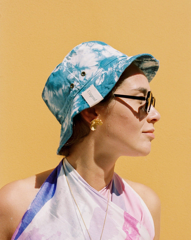 Blue Tie Dye Hat