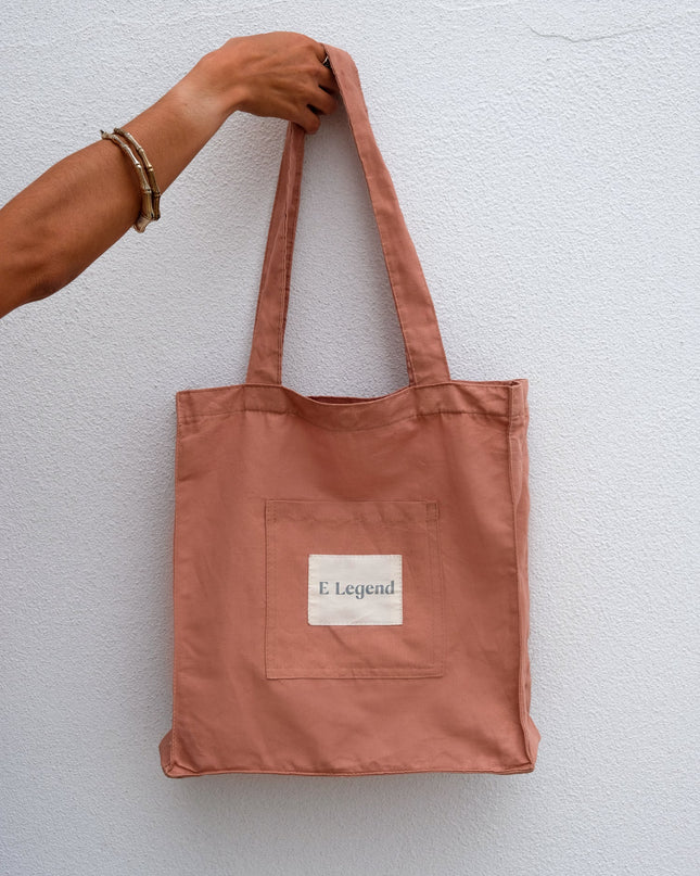 Totebag Terracotta linen