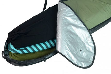 Travel Cover 7'2 (2/3 boards) Army/Black