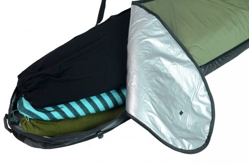 Travel Cover 7'2 (2/3 boards) Army/Black