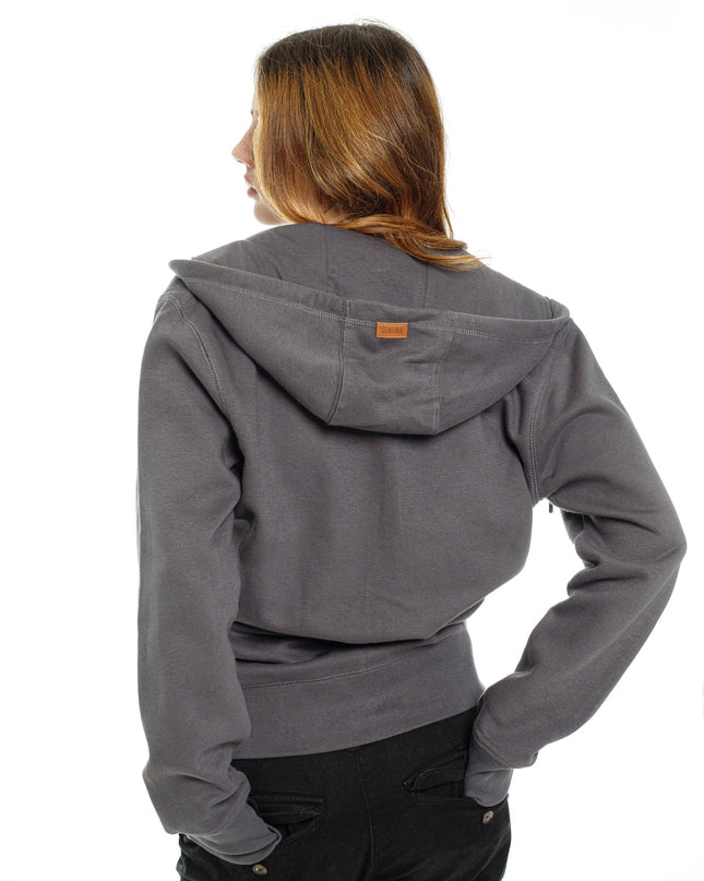Zipped Soft-touch Hoodie