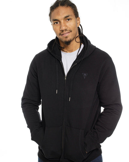 Zipped Soft-touch Hoodie
