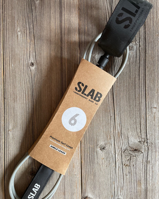Leash comp Grey  6’0” (6 mm)