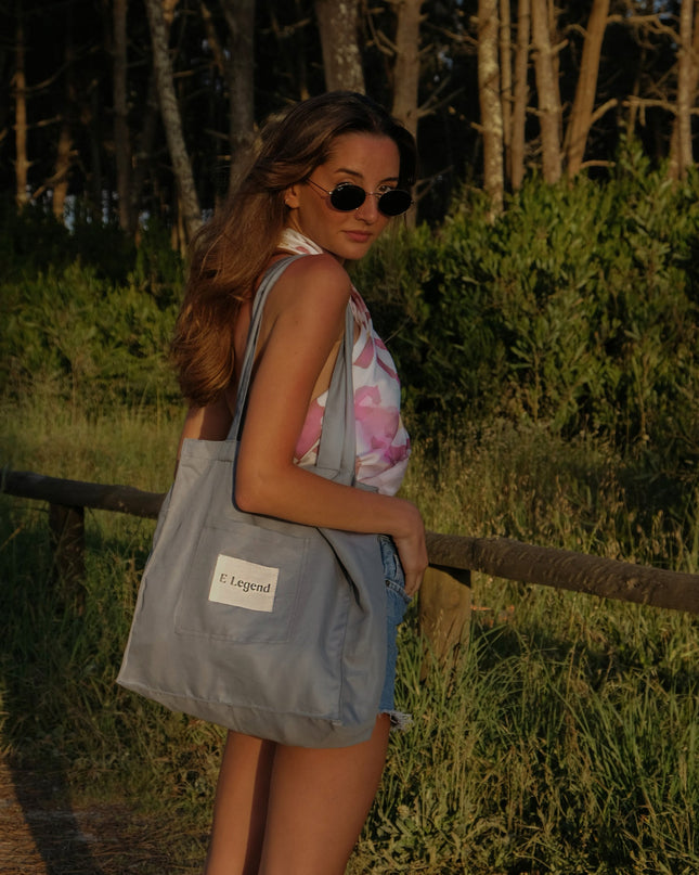Totebag Blue Linen