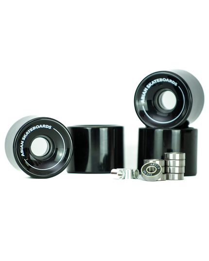BLACK WHEELS + BEARINGS