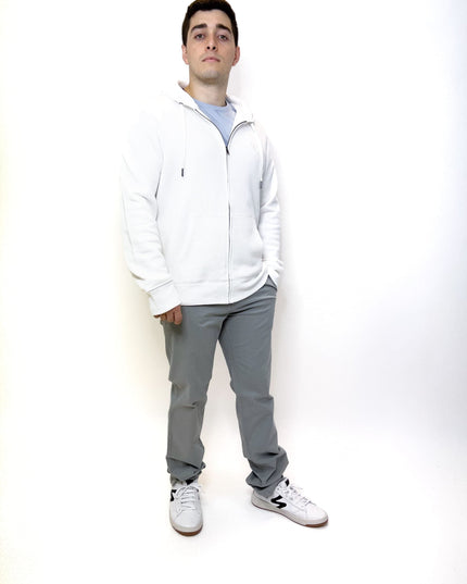 Zipped Soft-touch Hoodie