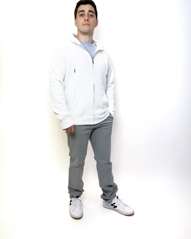 Zipped Soft-touch Hoodie