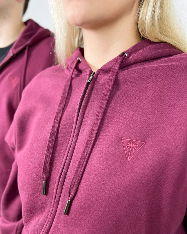 Zipped Soft-touch Hoodie