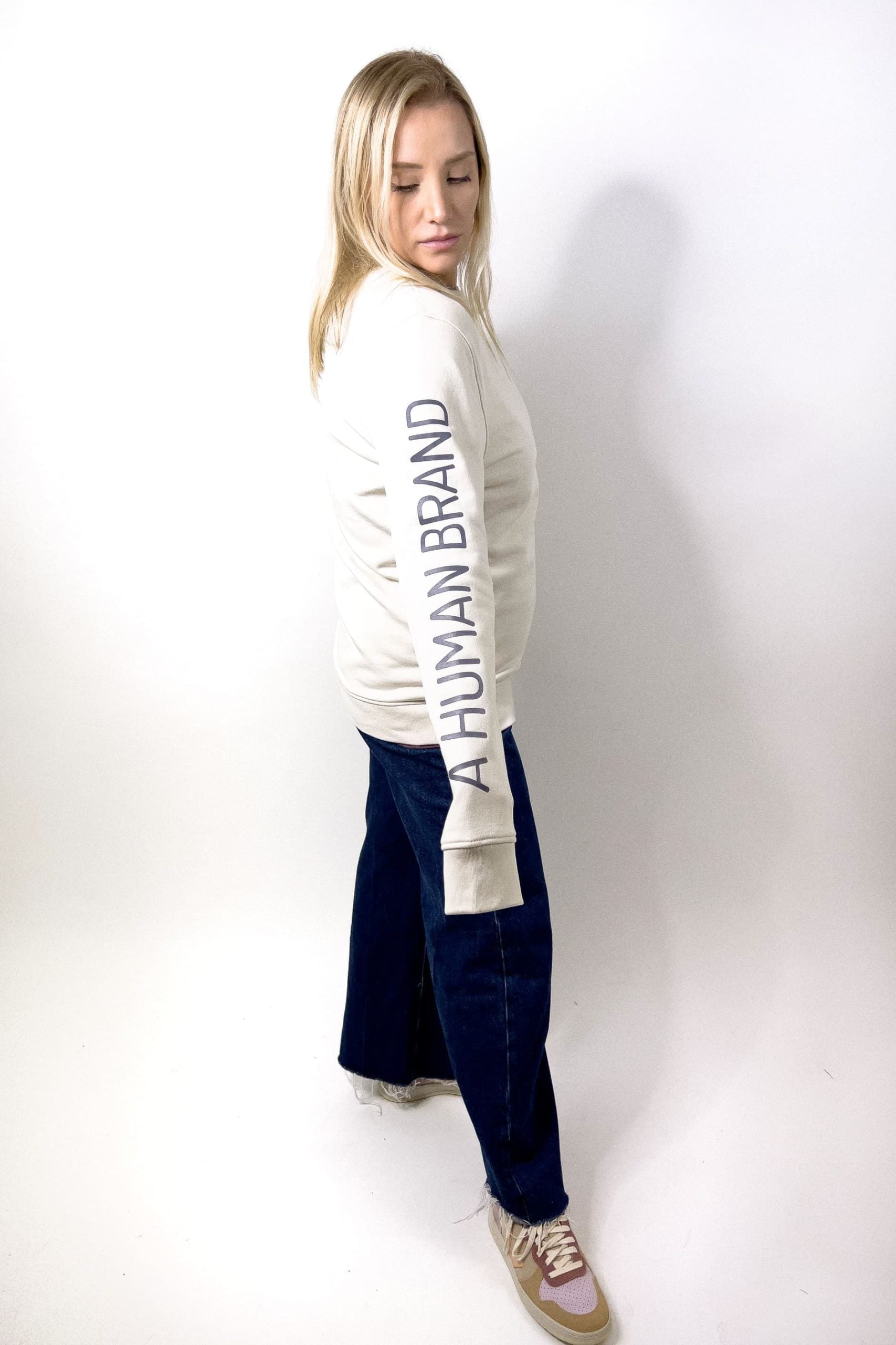 Sleeve-print Organic Sweatshirt
