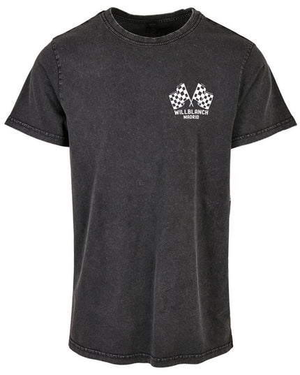 CAMISETA ACID WASHED BLACK FLAGS
