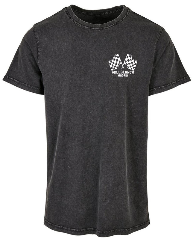CAMISETA ACID WASHED BLACK FLAGS