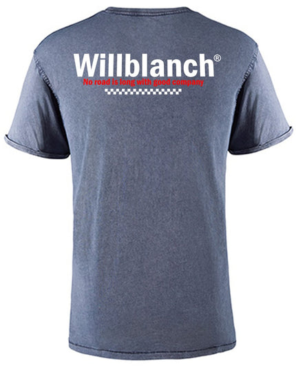 ACID WASHED BLUE T-SHIRT