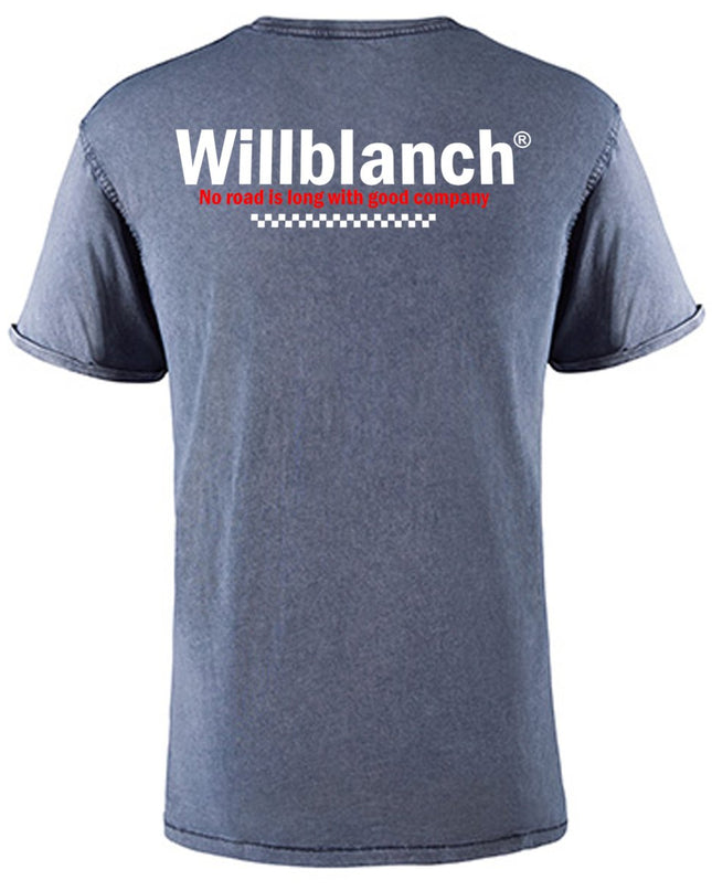 CAMISETA ACID WASHED BLUE