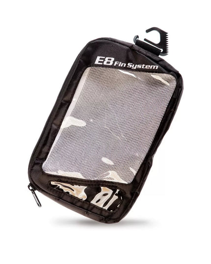 3 QUILLAS Surf Negro + 2 Quillas Quad de Fibra de Vidrio E8 FIN SYSTEM Talla: A2 M 65-80 Kg.