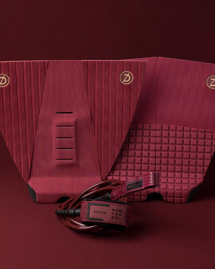 2 Piece Burgundy - Deflow Surf &amp; Longboard Fins