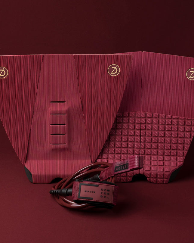 2 Piece Burgundy - Deflow Surf & Longboard Fins