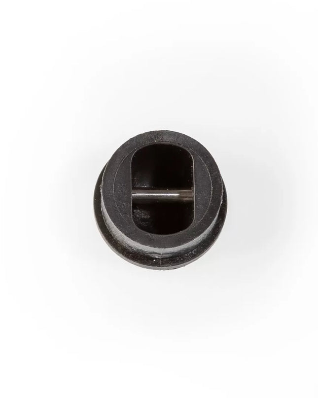 Leash Plug. A material. Color: Black