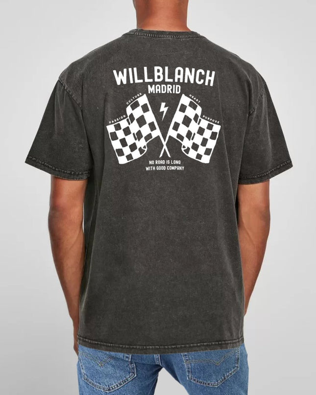 CAMISETA ACID WASHED BLACK FLAGS