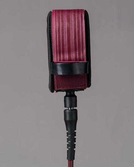 8" 7mm burgundy leash
