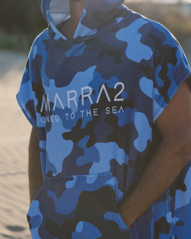 Poncho surf- Navy cammo