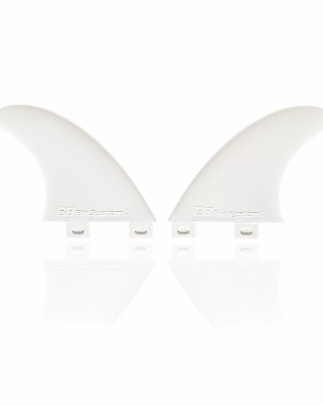 QUAD KEELS Fusion System. White. E8 FIN SYSTEM