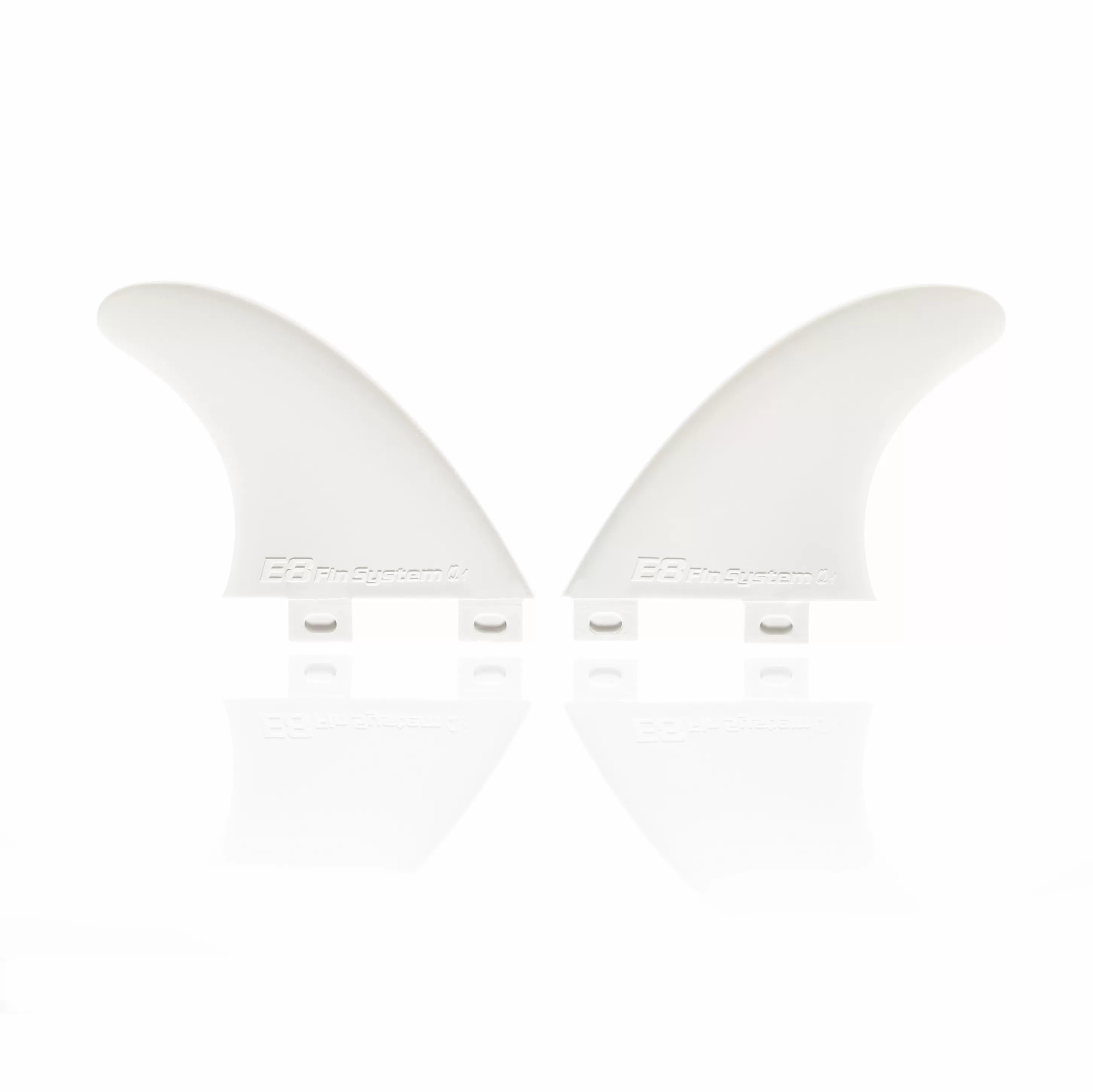 QUAD KEELS Fusion System. White. E8 FIN SYSTEM