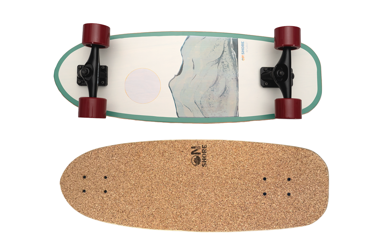 Limited edition Surfskate Skeleton Bay model